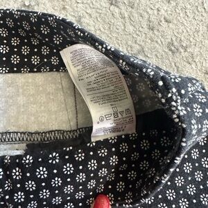 Old Navy Black and White Floral Top